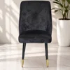 Premium Upholstered Visitor Chair with Metal Legs for Reception, Meeting & Waiting Areas Enhance your office interiors with the Premium Upholstered Visitor Chair with Metal Legs, a stylish and comfortable seating solution designed for modern commercial and residential spaces. Combining elegant upholstery, ergonomic comfort, and a durable metal frame, this chair is ideal for reception areas, visitor lounges, conference rooms, executive offices, cafés, hotels, restaurants, and waiting areas. Designed with a clean, minimalist silhouette, the chair features a generously padded seat and backrest upholstered in premium velvet fabric. The soft-touch upholstery provides exceptional comfort while adding a sophisticated and luxurious appearance to any environment. Its ergonomic backrest supports the natural posture of the user, making it suitable for extended seating during meetings, discussions, or waiting periods. The chair is built on a heavy-duty powder-coated metal frame, ensuring excellent strength, stability, and long-lasting durability. The elegant black-finished legs are complemented with premium gold-finish metal caps, creating a luxurious contemporary look that blends perfectly with modern office interiors, hospitality spaces, and designer furniture collections. High-density foam cushioning offers outstanding seating comfort while maintaining its shape even after prolonged daily use. The premium upholstery is durable, easy to maintain, and resistant to everyday wear, making it suitable for high-traffic commercial environments. Whether placed in a corporate reception, executive cabin, conference room, hotel lobby, café, restaurant, boutique, or modern home office, this visitor chair provides a perfect combination of comfort, elegance, and functionality. Its compact footprint allows efficient space utilization while delivering premium seating for guests and clients. Manufactured using high-quality materials and precision craftsmanship, this chair is engineered for commercial-grade performance. Anti-slip leg protectors improve stability and help protect flooring from scratches, ensuring reliable everyday use. The Premium Upholstered Visitor Chair with Metal Legs is an excellent choice for businesses seeking premium visitor seating that reflects professionalism and modern design. Its timeless aesthetics and durable construction make it a valuable addition to any contemporary workspace. Key Features Premium Velvet Upholstery Ergonomic Backrest Design High-Density Foam Cushion Heavy-Duty Metal Frame Powder-Coated Black Legs Decorative Gold Metal Leg Caps Modern Contemporary Styling Durable Commercial-Grade Construction Comfortable for Extended Sitting Scratch-Resistant Frame Anti-Slip Floor Protectors Easy to Clean & Maintain SEO Keywords Visitor Chair Upholstered Visitor Chair Reception Chair Office Visitor Chair Conference Chair Waiting Room Chair Velvet Visitor Chair Guest Chair Reception Seating Metal Leg Visitor Chair Modern Office Chair Executive Visitor Chair Commercial Seating Chair Office Furniture Lounge Chair