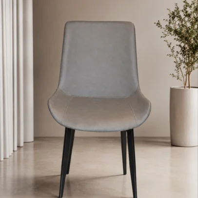 Upgrade your office, reception area, meeting room, café, or dining space with this Modern Upholstered Visitor Chair, designed to combine contemporary style, superior comfort, and long-lasting durability. Featuring a premium upholstered seat and backrest with a sturdy powder-coated metal leg frame, this chair offers exceptional stability while adding a sophisticated touch to any modern interior. The ergonomically contoured backrest provides excellent support for comfortable sitting during meetings, waiting periods, or daily use. Its minimalist design blends seamlessly with corporate offices, conference rooms, reception areas, cafés, restaurants, hotels, and modern residential interiors. The durable upholstery is soft to the touch, easy to maintain, and engineered for everyday commercial use. The strong metal legs with a premium black powder-coated finish ensure excellent strength, corrosion resistance, and long service life. Anti-slip foot caps protect flooring while enhancing stability. Whether used individually or in bulk commercial projects, this chair delivers the perfect combination of aesthetics, functionality, and comfort. Ideal for architects, interior designers, offices, cafés, restaurants, hotels, educational institutions, and corporate environments, this chair is available in multiple upholstery colors to match different décor styles. Key Features Premium upholstered seat and backrest Strong powder-coated metal legs Ergonomic back support for enhanced comfort Modern minimalist design Heavy-duty commercial construction Scratch and corrosion-resistant frame Anti-slip floor protectors Comfortable cushioned seating Easy to clean and maintain Suitable for indoor commercial and residential use Available in multiple color options Ideal for bulk and project requirements Perfect For Office Reception Areas Visitor Seating Conference Rooms Meeting Rooms Waiting Areas Cafés & Restaurants Hotels & Lounges Dining Spaces Co-working Offices Commercial Interiors Modern Visitor Chair, Upholstered Visitor Chair, Reception Chair, Office Visitor Chair, Metal Leg Chair, Waiting Room Chair, Conference Chair, Commercial Chair, Restaurant Chair, Café Chair, Upholstered Dining Chair, Office Seating Chair, Premium Visitor Seating, Modern Office Chair, Reception Furniture, Hospitality Chair, Contemporary Chair, Designer Visitor Chair, Corporate Seating, Global Star Furniture.