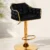 Add a statement of luxury to your interior with the Luxury Tufted Velvet Swivel Bar Chair with Gold Base, a premium seating solution crafted for sophisticated commercial and residential spaces. Featuring deep tufted velvet upholstery, elegant gold-finish metal detailing, and a contemporary swivel pedestal base, this chair combines exceptional comfort with high-end design. The generously cushioned seat and wraparound backrest provide superior support and a plush seating experience, while the integrated armrests enhance comfort during extended use. The smooth 360-degree swivel mechanism allows effortless movement, and the height-adjustable pedestal base enables customized seating for bars, kitchen counters, reception lounges, salons, cafes, and hospitality environments. Constructed with a durable metal frame and a stable round base, this luxury chair offers excellent strength, stability, and long-term performance. The built-in footrest adds ergonomic support and enhances overall seating comfort. With its striking black velvet upholstery and polished gold finish, this designer bar chair is perfect for upscale receptions, lounge areas, beauty salons, cafes, restaurants, hotel lounges, home bars, and premium kitchen islands. Key Features Luxury tufted velvet upholstery Elegant gold-finish metal frame 360° smooth swivel functionality Height-adjustable pedestal mechanism Comfortable wraparound backrest Integrated armrests for added support Built-in footrest for ergonomic comfort Stable heavy-duty round base Premium contemporary designer look Durable commercial-grade construction Ideal For Reception lounges Visitor waiting areas Hotel lounges Cafes and restaurants Home bars Kitchen islands Salon and beauty studios Premium hospitality spaces SEO Keywords Luxury bar chair, velvet swivel bar chair, gold base bar stool, tufted velvet chair, reception lounge chair, designer bar stool, adjustable bar chair, luxury reception chair, salon chair, cafe bar chair, hotel lounge chair, premium swivel stool.