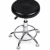 The Height Adjustable Revolving Task Stool with Chrome Base is a practical and durable seating solution designed for laboratories, clinics, salons, workshops, offices, and industrial workstations. Featuring a cushioned round seat, smooth revolving mechanism, and sturdy chrome-finish metal frame, this stool offers reliable comfort and flexibility for daily professional use. The padded seat is designed to provide comfortable support during extended working hours, while the height-adjustable mechanism allows users to customize seating height according to their workspace requirements. The 360-degree revolving function enables easy movement and accessibility, making it ideal for tasks that require frequent repositioning. Built with a strong chrome-plated metal base and reinforced support ring, this stool provides excellent stability, durability, and load-bearing performance. The integrated circular footrest enhances comfort by supporting proper leg positioning during prolonged sitting. Compact, easy to maintain, and suitable for high-traffic work environments, this revolving task stool is an excellent choice for laboratories, medical clinics, beauty salons, workshops, factories, and office workstations. Key Features Height-adjustable seating mechanism 360° revolving functionality Comfortable cushioned round seat Durable chrome-finish metal construction Reinforced circular footrest ring Stable four-leg base design Compact space-saving structure Easy to clean and maintain Suitable for commercial and industrial use Ideal For Laboratories Medical clinics Dental clinics Beauty salons Barber shops Workshops Factories Office workstations Industrial work areas SEO Keywords Revolving stool, laboratory stool, adjustable task stool, workstation stool, chrome stool, salon stool, clinic stool, industrial stool, round seat stool, height adjustable stool, revolving task chair, workshop stool, office task stool.