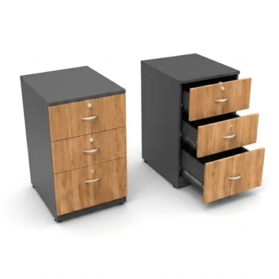 office storage pedestal, office drawer pedestal, 4 drawer office storage, office storage unit, office furniture, office storage cabinet, wooden finish office storage, black office storage, office furniture manufacturer, office furniture manufacturer Ghaziabad, office furniture Ghaziabad, office storage furniture, commercial office furniture