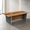 PERKS conference table, modern conference table, office conference table, meeting room table, conference room table, office table, conference table with cable management, wooden conference table, conference table with modesty panel, black conference table, modern office furniture, corporate office furniture, meeting room furniture, office furniture manufacturer, office furniture Ghaziabad