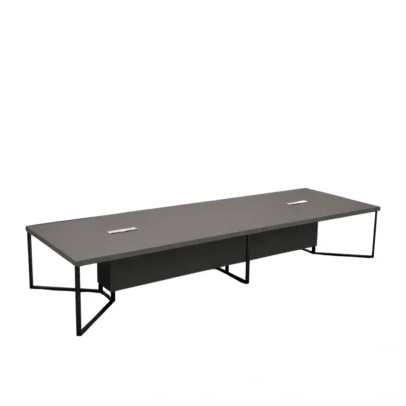 spider conference table, spider 40mm table, conference table, office conference table, modern conference table, dark grey conference table, meeting table, office furniture, conference room table, cable management table, corporate office furniture, conference table manufacturer, office furniture manufacturer, office furniture ghaziabad, global star furniture