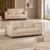 Modern cream fabric sofa set with wooden base Cream sofa with plush cushions and contemporary design Modern fabric sofa set for living room and lounge Cream sofa with structured armrests and wooden feet Modern cream sofa set from Global Star Furniture Ghaziabad