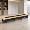 pixel conference table, pixel 25mm table, multi-seat conference table, office conference table, modern conference table, office table, cable management table, collaborative office table, meeting table, office furniture, conference room furniture, office furniture manufacturer, conference table manufacturer, office furniture ghaziabad, global star furniture