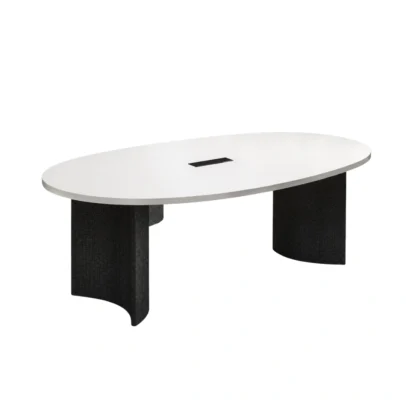 office conference table, oval conference table, conference table, office table, executive conference table, modern conference table, white conference table, office furniture, office furniture manufacturer, conference table manufacturer, office furniture Ghaziabad, furniture manufacturer Ghaziabad, corporate office furniture, meeting room table