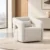 accent chair, modern accent chair, lounge chair, cream accent chair, cream lounge chair, upholstered accent chair, modern lounge chair, single seater chair, contemporary chair, living room chair, reception chair, office lounge chair, soft seating furniture, sofa and soft seating, furniture manufacturer Ghaziabad