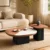 centre table centre table set modern centre table dual level centre table living room table contemporary centre table wood look centre table two tone centre table modern living room furniture lounge table home furniture Ghaziabad furniture manufacturer Ghaziabad Global Star Furniture