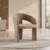 modern accent chair, upholstered accent chair, curved accent chair, beige accent chair, upholstered chair, modern chair, lounge chair, contemporary chair, accent seating, home furniture, commercial seating, Global Star Furniture, furniture manufacturer Ghaziabad