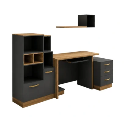 premium office workstation, wooden office workstation, office workstation with storage, office workstation with drawers, office desk with storage, office desk with keyboard tray, modern office workstation, wooden office furniture, office storage workstation, corporate office furniture, home office workstation, study room workstation, office furniture manufacturer, office furniture Ghaziabad, furniture manufacturer Ghaziabad