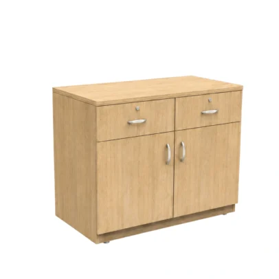 STG-02 office storage, office storage cabinet, office storage furniture, 2 drawer office cabinet, office cabinet with drawers, wooden finish office cabinet, modern office storage, office furniture, office furniture manufacturer, office furniture Ghaziabad, office storage unit, commercial office furniture, office cabinet manufacturer, office furniture supplier