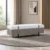 upholstered bench, modern upholstered bench, quilted bench, contemporary bench, white upholstered bench, taupe bench, upholstered seating, modern seating bench, metal leg bench, lounge bench, accent bench, commercial seating, home furniture, Global Star Furniture, furniture manufacturer Ghaziabad