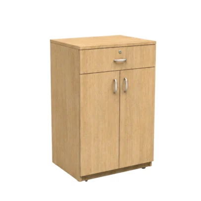 STG-04 office storage, tall office storage cabinet, office storage cabinet, office storage furniture, office cabinet with drawer, two door office cabinet, wooden finish office cabinet, modern office storage, office furniture, office furniture manufacturer, office furniture Ghaziabad, office storage unit, commercial office furniture, office cabinet manufacturer