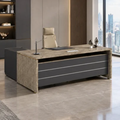 executive office table, modern executive table, executive desk, office table, office furniture, wood texture office table, office table with drawers, executive table with storage, office table with cable port, modern office desk, corporate office furniture, executive table manufacturer, office furniture manufacturer, office furniture Ghaziabad