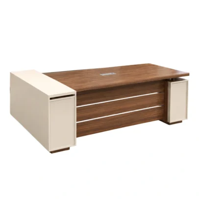 executive office table, executive table, modern executive table, office table, office furniture, executive desk, office table with storage, dual pedestal office table, office table with drawers, wood grain office table, corporate office furniture, executive office furniture, office furniture manufacturer, office furniture Ghaziabad