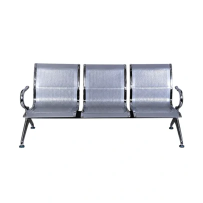 3 seater waiting chair, perforated waiting chair, metal waiting chair, office waiting chair, reception waiting chair, 3 seater reception chair, visitor waiting chair, perforated metal chair, office reception seating, waiting area furniture, reception furniture, office furniture, office chair manufacturer, furniture manufacturer in Ghaziabad, Global Star Furniture