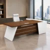 executive office table, modern executive table, office table, executive desk, office furniture, wood grain office table, office table with drawers, office table with storage, modern office furniture, executive office furniture, office table with cable management, office furniture manufacturer, office furniture Ghaziabad, executive table manufacturer