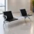 2 seater waiting chair, waiting chair with center table, 2 seater reception chair, office waiting chair, reception waiting chair, visitor waiting chair, black waiting chair, office reception seating, waiting area furniture, reception furniture, office furniture, integrated center table chair, office chair manufacturer, furniture manufacturer in Ghaziabad, Global Star Furniture