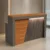 OREVA reception desk, modern reception desk, reception table, office reception furniture, reception counter, reception desk with storage, wood finish reception desk, modern office furniture, reception furniture manufacturer, office furniture manufacturer Ghaziabad, reception desk Ghaziabad, office furniture Ghaziabad, commercial reception furniture, office reception counter