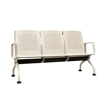 PRODUCT TAGS: 3 seater waiting chair, white waiting chair, perforated waiting chair, office waiting chair, 3 seater reception chair, reception waiting chair, visitor waiting chair, white reception seating, office reception seating, waiting area furniture, reception furniture, office chairs, office chair manufacturer, furniture manufacturer in Ghaziabad, Global Star Furniture