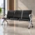 3 seater waiting chair, black waiting chair, 3 seater reception chair, office waiting chair, visitor waiting chair, black reception seating, reception waiting chair, office reception seating, waiting area furniture, reception furniture, office chairs, office chair manufacturer, furniture manufacturer in Ghaziabad, Global Star Furniture