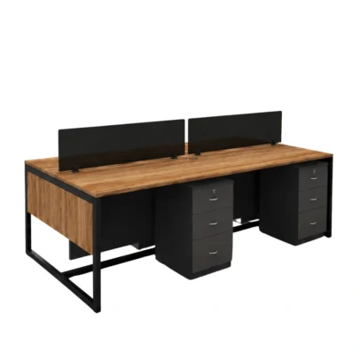 WAGON workstation, WAGON office workstation, 2 seat office workstation, 8x4 office workstation, office workstation, office workstation furniture, workstation with privacy panels, office workstation with drawers, two seat workstation, corporate office workstation, modern office furniture, office furniture manufacturer, office furniture Ghaziabad, workstation manufacturer Ghaziabad, commercial office furniture