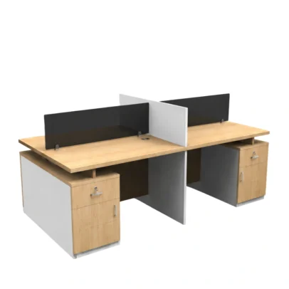 WAGON workstation, WAGON office workstation, 2 seat office workstation, 8x4 office workstation, two seat workstation, modern office workstation, office workstation furniture, workstation with privacy panels, office workstation with drawers, six drawer workstation, corporate office workstation, commercial office furniture, modern office furniture, office furniture manufacturer, office furniture Ghaziabad