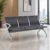 three seater waiting chair, mesh waiting chair, three seater reception chair, office waiting chair, reception seating, waiting area furniture, black mesh chair, visitor seating, office reception furniture, three seat bench, mesh reception seating, commercial seating, Global Star Furniture, furniture manufacturer Ghaziabad