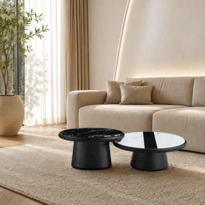 centre table centre table set round centre table modern centre table dual level centre table living room table contemporary centre table round coffee table pedestal centre table modern living room furniture home furniture Ghaziabad furniture manufacturer Ghaziabad Global Star Furniture