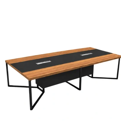 modern conference table, office conference table, conference room table, meeting room table, office table, conference table with cable management, conference table with storage, modern office furniture, corporate meeting table, wooden finish conference table, office meeting table, commercial office furniture, office furniture manufacturer, office furniture Ghaziabad, conference table manufacturer