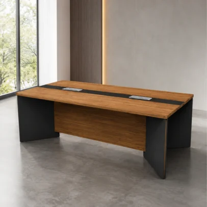 conference table, modern conference table, office conference table, conference room table, meeting room table, office table, conference table with cable management, wooden conference table, conference table with modesty panel, corporate office furniture, modern office furniture, conference room furniture, office furniture manufacturer, office furniture Ghaziabad, furniture manufacturer