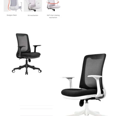 black mesh office chair, white frame office chair, mesh office chair, modern office chair, black office chair, office chair with armrests, mesh chair, computer office chair, workstation chair, office furniture, office chair manufacturer, office furniture manufacturer, office furniture Ghaziabad, office chair supplier, Global Star Furniture