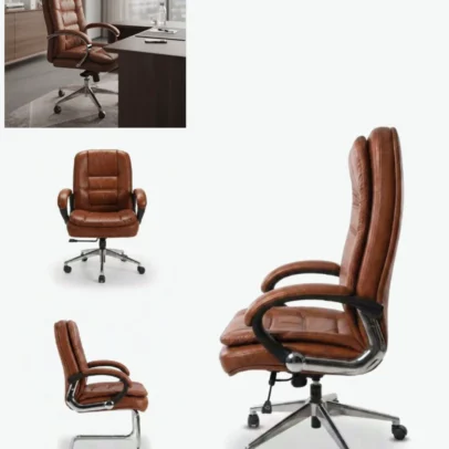 brown executive office chair, high back executive chair, executive office chair, brown office chair, padded executive chair, chrome office chair, executive chair with chrome base, high back office chair, executive office furniture, office furniture, office chair manufacturer, office furniture manufacturer, office furniture Ghaziabad, executive chair supplier, Global Star Furniture