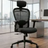 office chair, mesh office chair, high back office chair, office chair with headrest, mesh office chair with headrest, black office chair, office chair with lumbar support, office chair with armrests, cushioned office chair, modern office chair, office furniture, office chair manufacturer, office furniture manufacturer, office furniture Ghaziabad, furniture manufacturer Ghaziabad