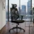 black office chair mesh office chair office chair with headrest ergonomic office chair black mesh chair cushioned office chair modern office chair contoured back office chair office seating office furniture office chair manufacturer office furniture manufacturer office furniture Ghaziabad Global Star Furniture